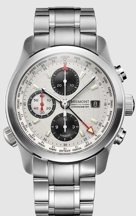 Replica Bremont Watch ALT1-WT White Dial Steel Strap